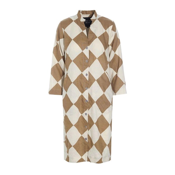 Harukaze Dress Soft Harlequin Print