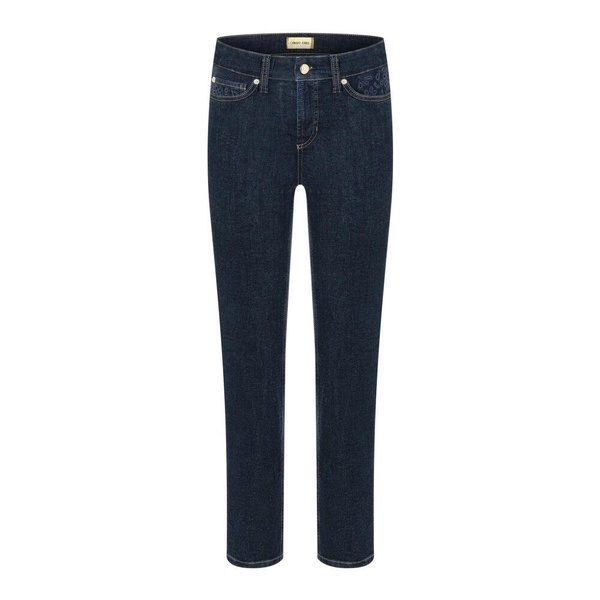 Cropped Denim Pants