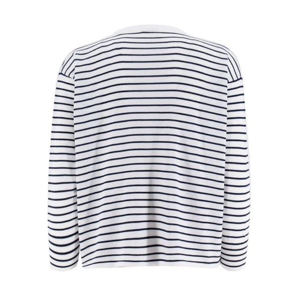 Striped Cotton Crewneck Sweater