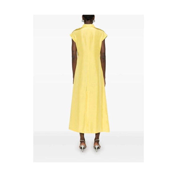 Citron Yellow Classic Collar Dress