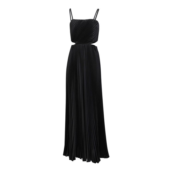 Black Cut-Out Maxi Dress