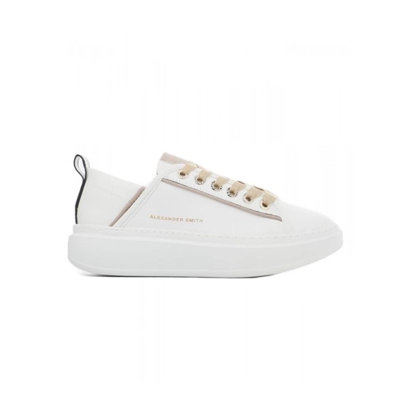 Glittery Low-Top Sneakers WEMBLEY White
