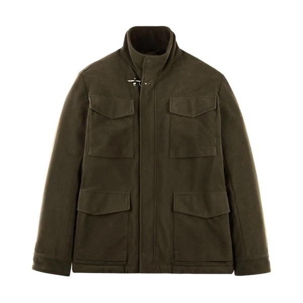 Green Padded Field Coat