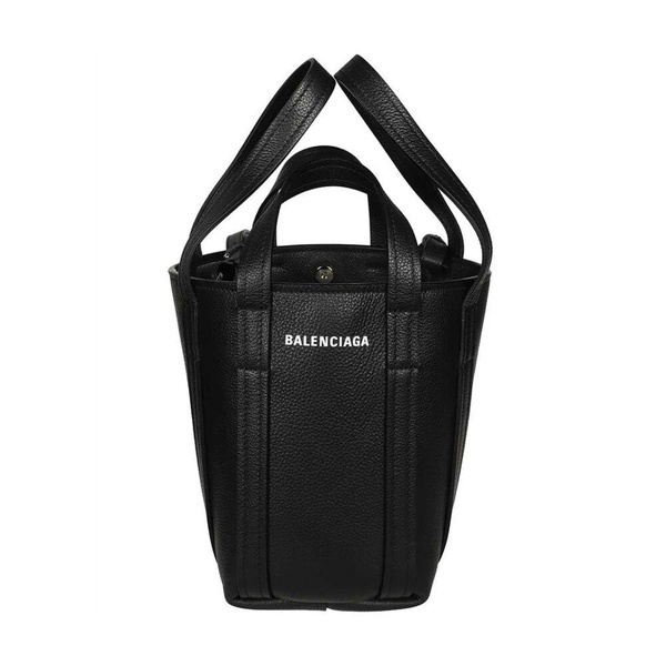Leather Shoulder Bag with Logo Detail