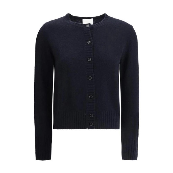 Luxurious Cashmere Cardigan with Ribbed Detailing