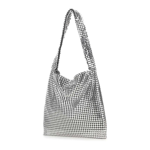 Metal Mesh Pixel Shoulder Bag