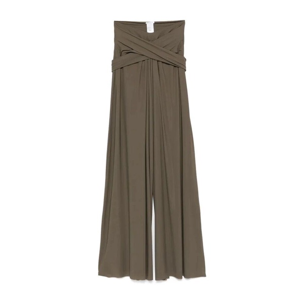 Wide-Leg Wrap Trousers