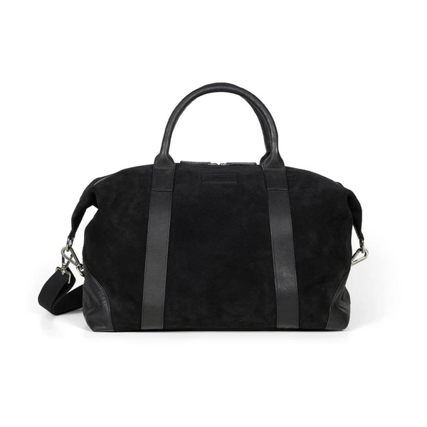 Black Suede Weekend Bag