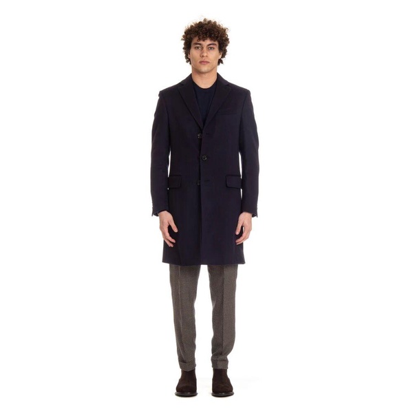 Blue Coat with 3 Button Closure