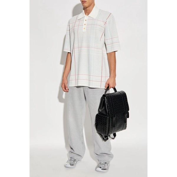 Bottega Veneta Polo with check pattern