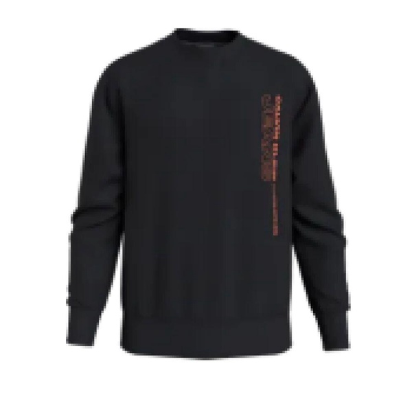 Black Logo Crew Neck Sweater