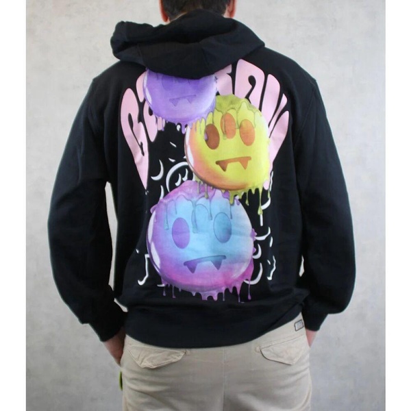 Hooded Jersey with Chest and Back Design