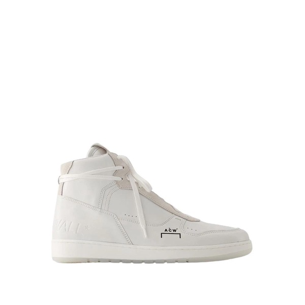 Luol Hi Top Sneakers - A Cold Wall - Leather - White