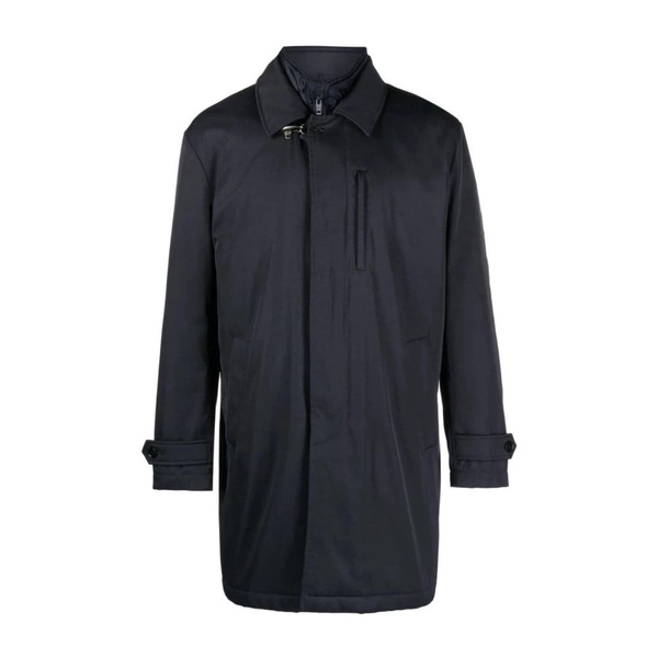 Double Morning Navy Blue Coat