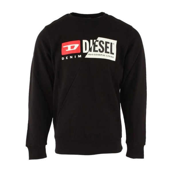 Men Black Cotton Sweater