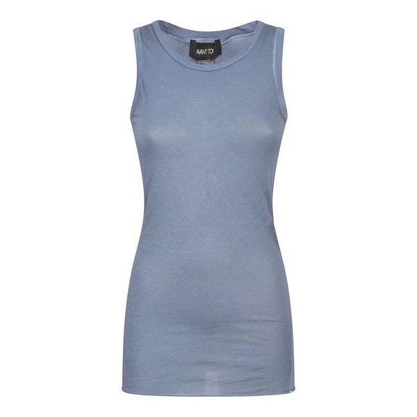 Clear Blue Cotton Top Made in Italy