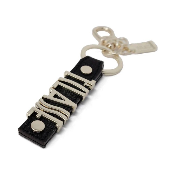 Black Leather Keychain