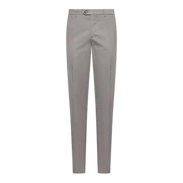 Green Cotton Gabardine Pants