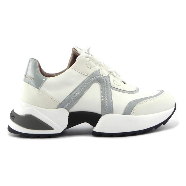 Blue and white stylish shoes