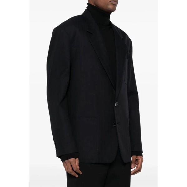 Navy Blue Woven Jacket