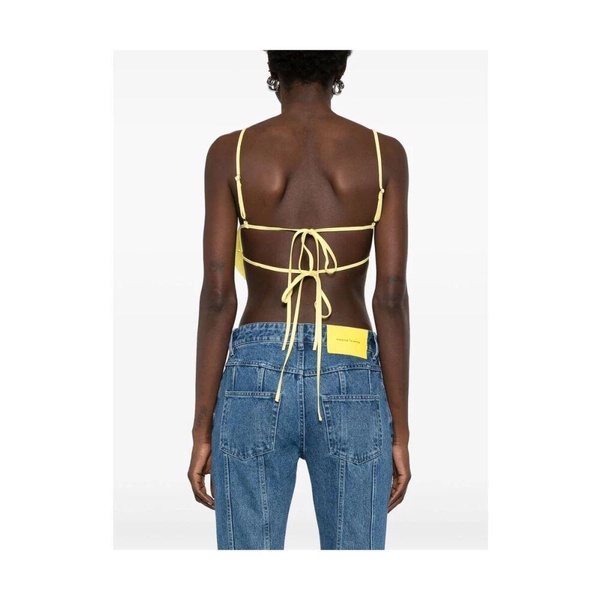 Sunflower Yellow Adjustable Spaghetti Straps Top
