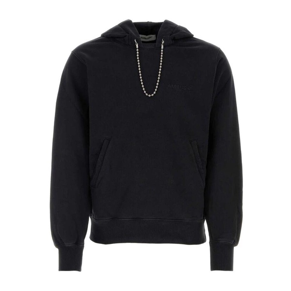 Black Cotton Sweatshirt - Stylish and Comfortable