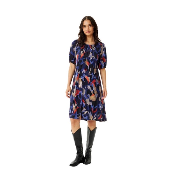 Red Lucette Dress with 1/2 Sleeves