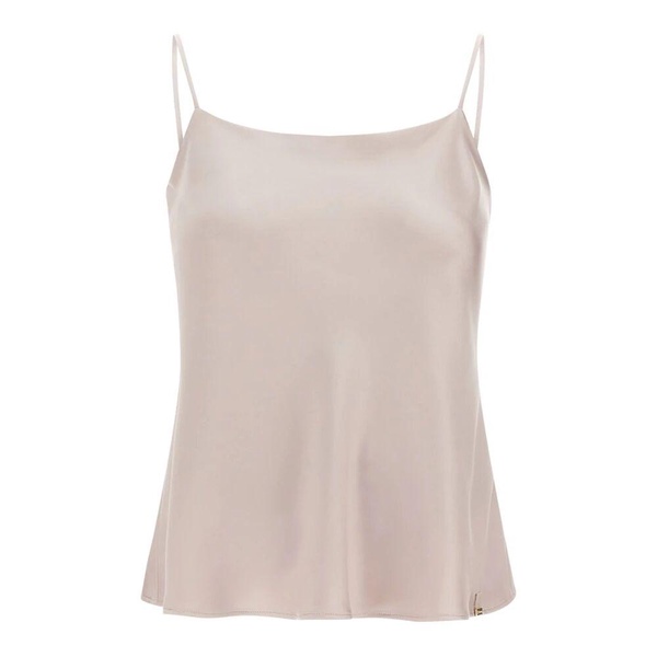 Beige Camisole Top High-Density Satin
