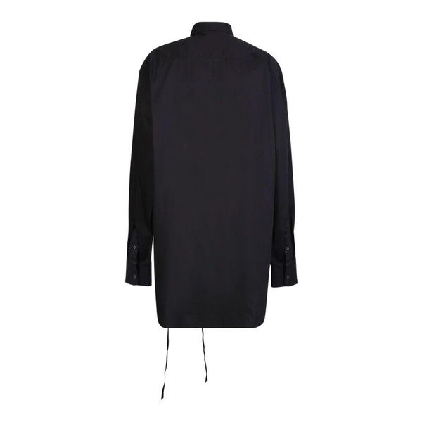 Elisabeth Shirt - Classic Collar, Asymmetric Hem