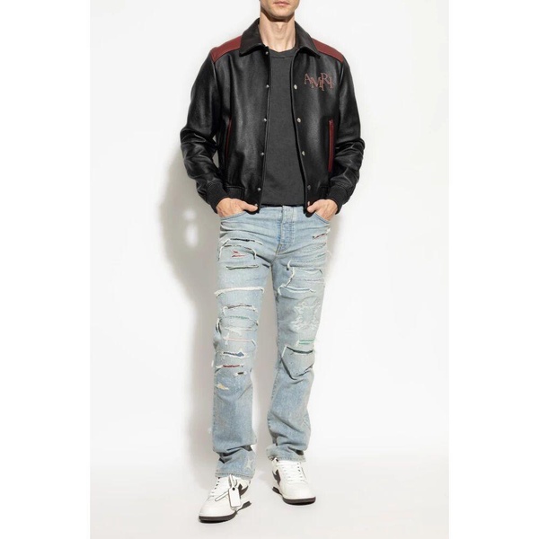 Jeans with distressed effect