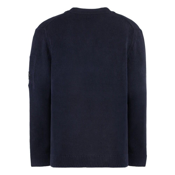 Cotton Cardigan with Lens Detail