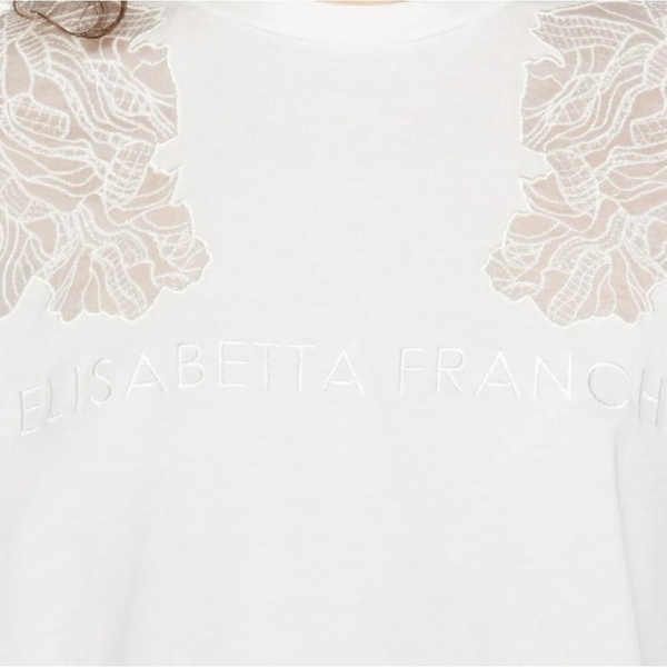 Cotton Logo Sweater Crop Top