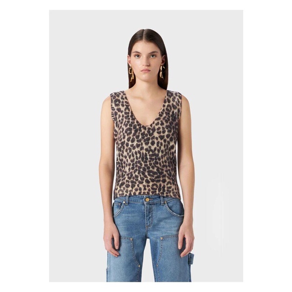 Sleeveless Top Goldy Sand Black