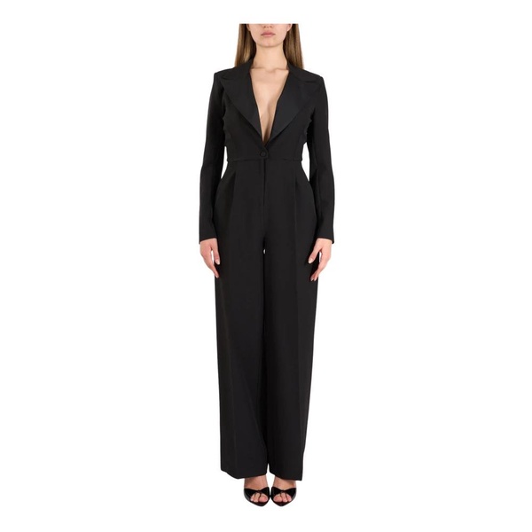 Black Smoking Suit with Wide Leg