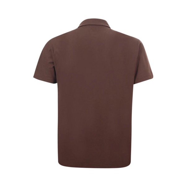 Dark Brown Polo Shirt Icecotton Slim Fit