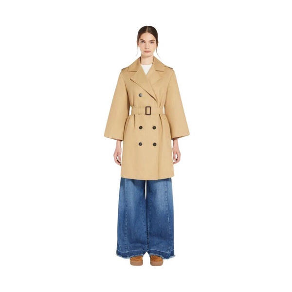 Elodia Trench Coat Beige