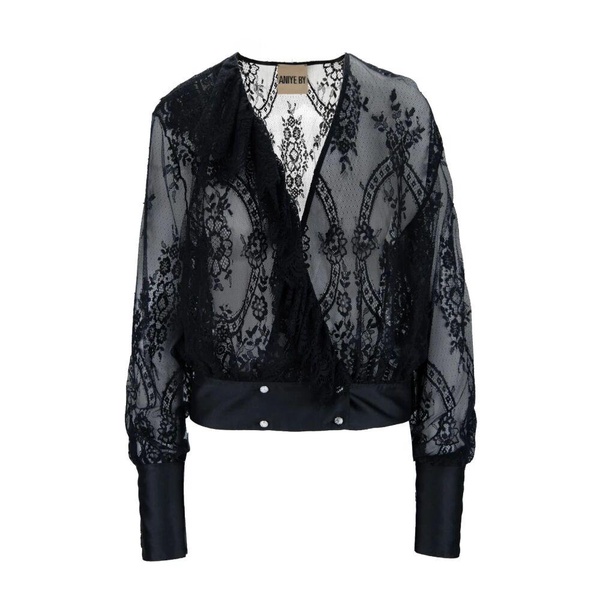 Floral Embroidered Button-Up Shirt