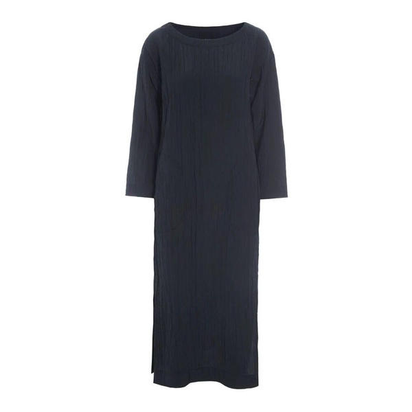 Black Hannoki Dress Minimalist Style