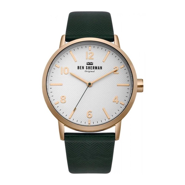Green Fabric Strap Quartz Analog Watch