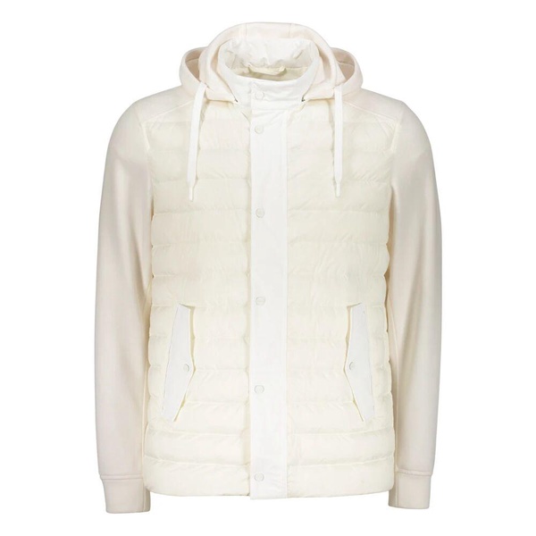 Short Down Jacket with Removable Hood