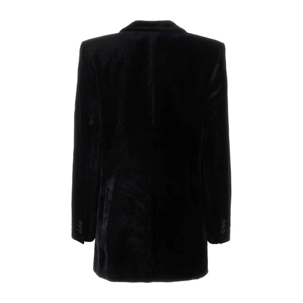 Elegant Black Velvet Blazer
