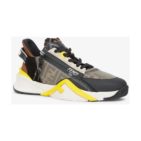 MultiColour Slip-On Sneakers with Wavy Sole