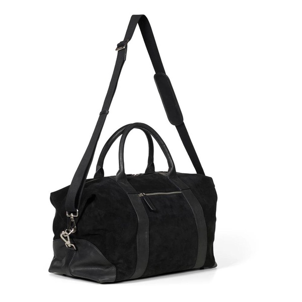 Black Suede Weekend Bag