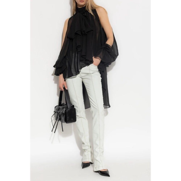 Jeans with flared legs