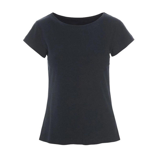 Rib Knit T-shirt Naibu Blouse