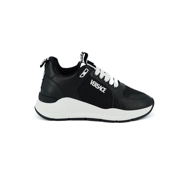 Black & White Leather Sneakers