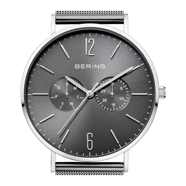 Men's Watch Classic Stainless Steel Milanese Band Grey 14240-308