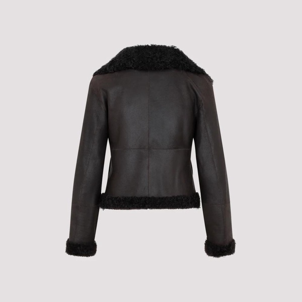 Lamb Leather Jacket in Mocca