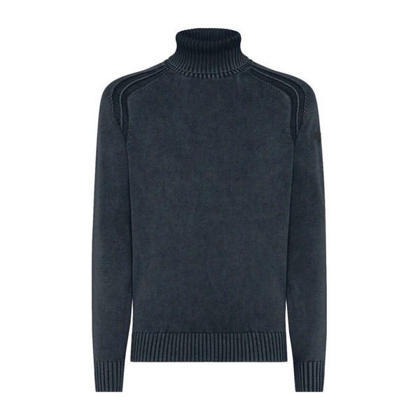 High Neck Cotton Turtleneck Sweater