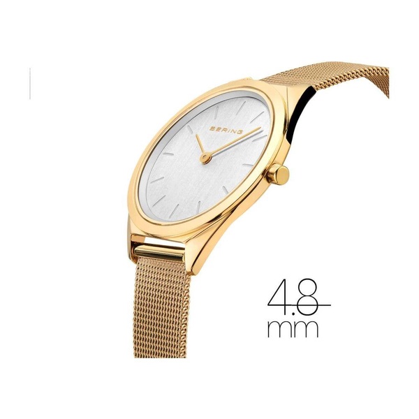Unisex Watch Ultra Slim 31 mm 3 ATM Sapphire Glass Slim Design Milanese Bracelet 17031-334